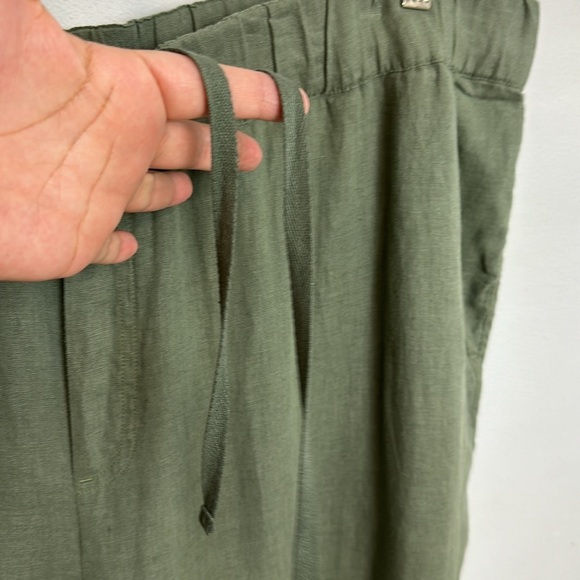 Caslon 100% Linen Pull on Style Tulip Hem Pants Sz 3X - Picture 7 of 11